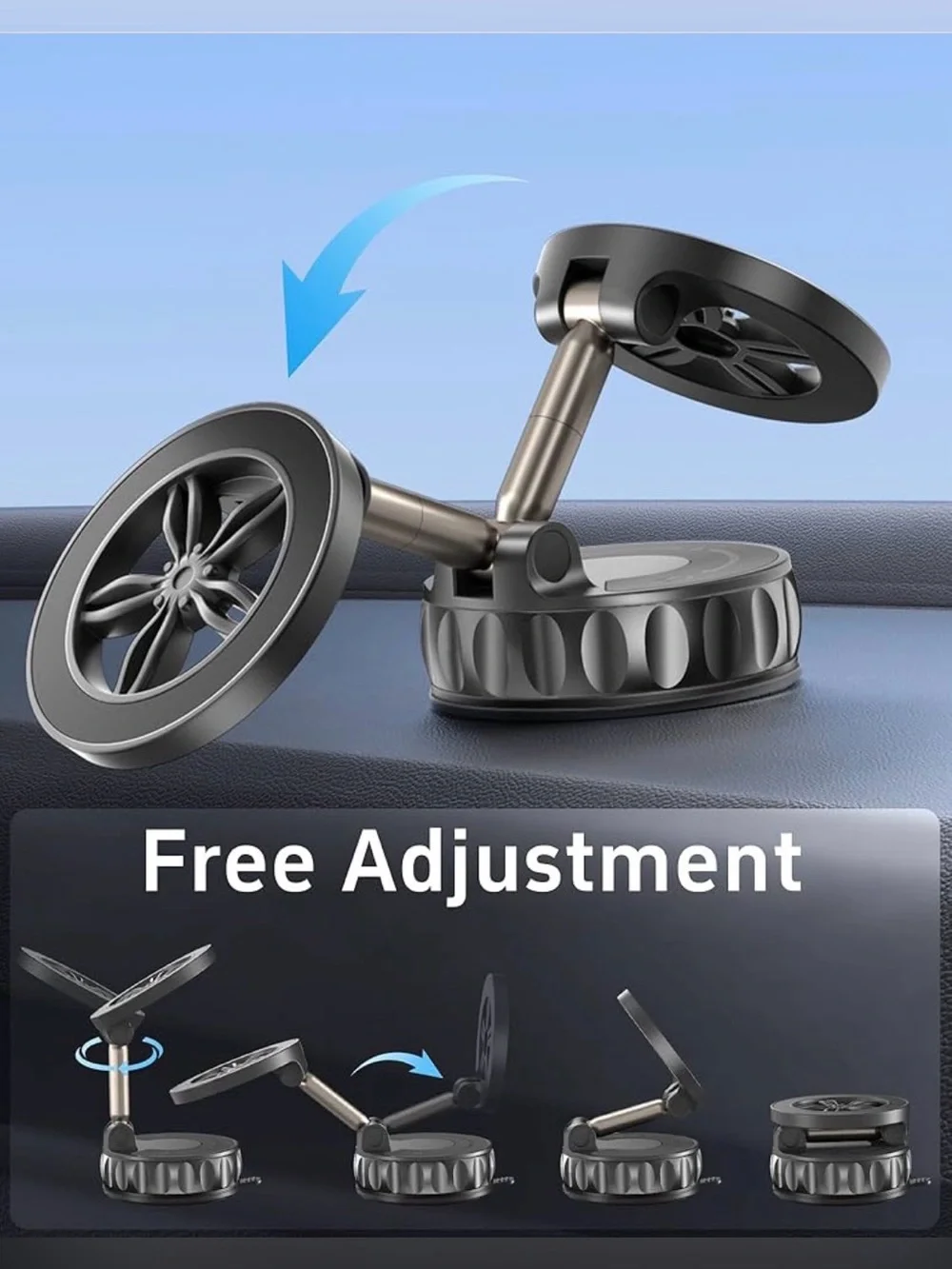 Car Phone Holder for Magsafe [125+ LB Strongest Suction]